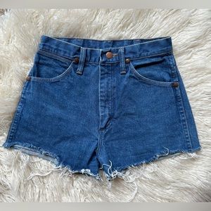 VTG 90s WRANGLER JEAN SHORTS 24